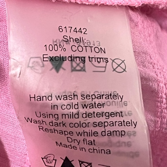 Plenty by Tracy Reese Anthropologie Pink Embroidered Top Size XL - Picture 10 of 10